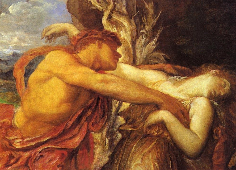 George Frederick Watts Orpheus and Eurydice detail